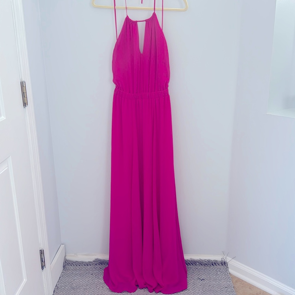 Express Hot Pink Maxi Dress
